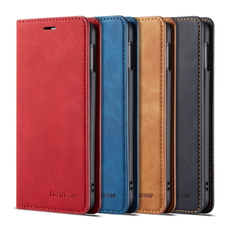 For Galaxy S10e Forwenw Dream Series Oil Edge Strong Magnetism Horizontal Flip Leather Case with Holder & Card Slots & Wallet & Photo Frame