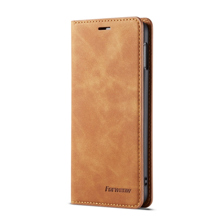 For Galaxy S10e Forwenw Dream Series Oil Edge Strong Magnetism Horizontal Flip Leather Case with Holder & Card Slots & Wallet & Photo Frame