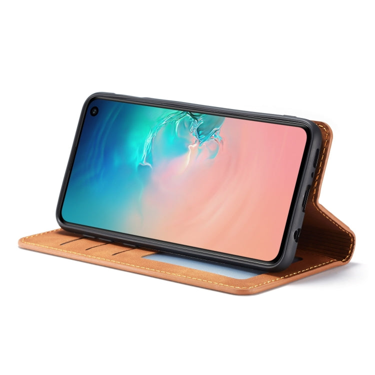 For Galaxy S10e Forwenw Dream Series Oil Edge Strong Magnetism Horizontal Flip Leather Case with Holder & Card Slots & Wallet & Photo Frame