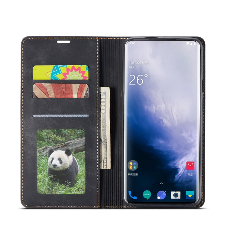 For OnePlus 7 Pro Forwenw Dream Series Oil Edge Strong Magnetism Horizontal Flip Leather Case with Holder & Card Slots & Wallet & Photo Frame