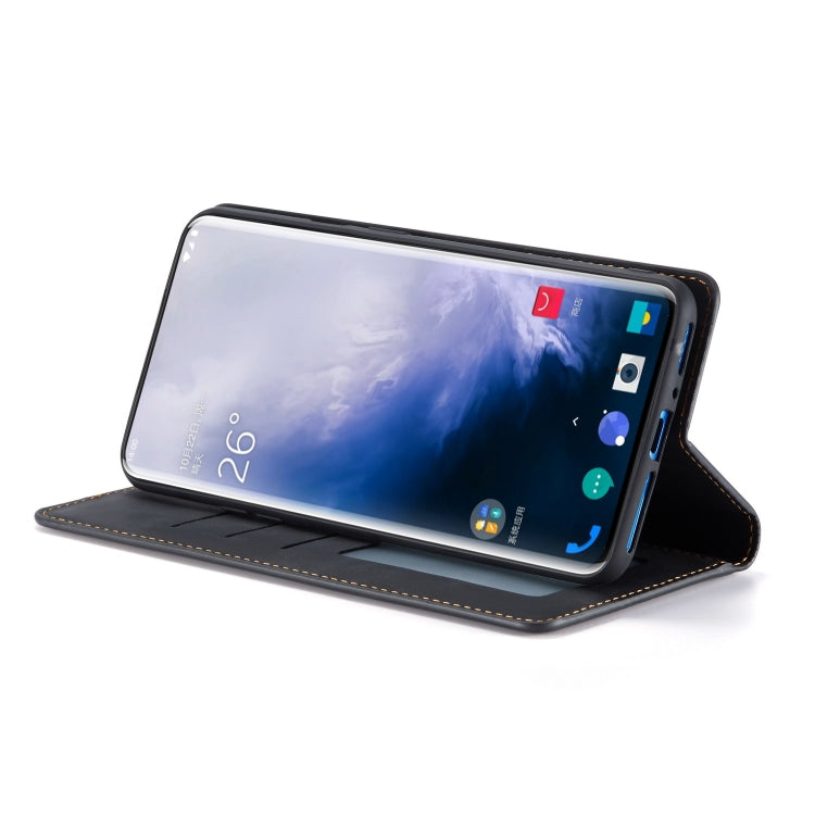 For OnePlus 7 Pro Forwenw Dream Series Oil Edge Strong Magnetism Horizontal Flip Leather Case with Holder & Card Slots & Wallet & Photo Frame