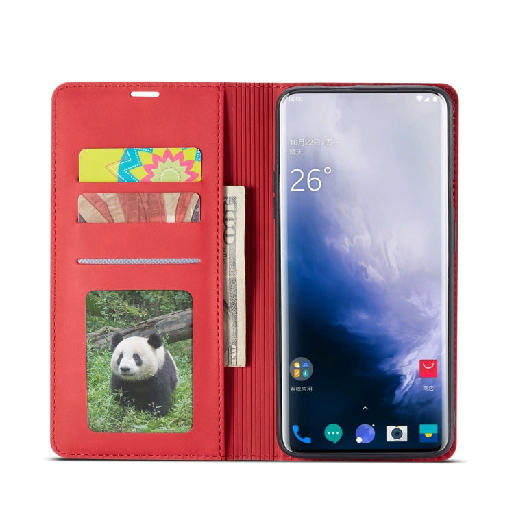 For OnePlus 7 Pro Forwenw Dream Series Oil Edge Strong Magnetism Horizontal Flip Leather Case with Holder & Card Slots & Wallet & Photo Frame