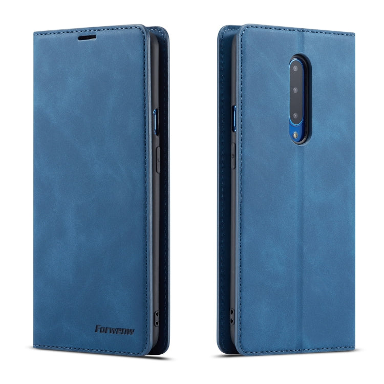 For OnePlus 7 Pro Forwenw Dream Series Oil Edge Strong Magnetism Horizontal Flip Leather Case with Holder & Card Slots & Wallet & Photo Frame