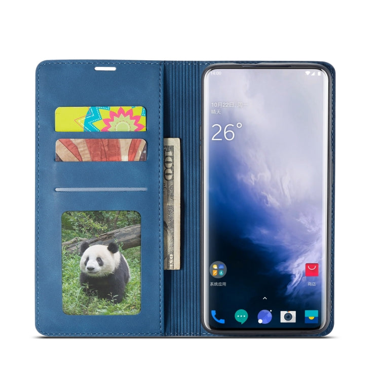 For OnePlus 7 Pro Forwenw Dream Series Oil Edge Strong Magnetism Horizontal Flip Leather Case with Holder & Card Slots & Wallet & Photo Frame