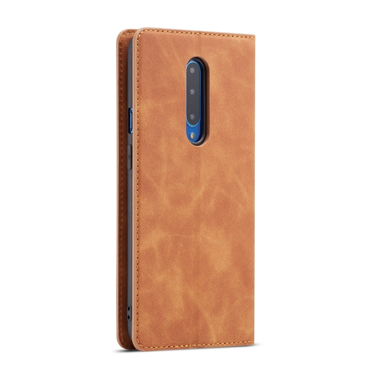 For OnePlus 7 Pro Forwenw Dream Series Oil Edge Strong Magnetism Horizontal Flip Leather Case with Holder & Card Slots & Wallet & Photo Frame