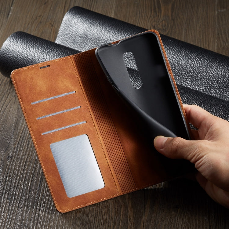 For OnePlus 7 Pro Forwenw Dream Series Oil Edge Strong Magnetism Horizontal Flip Leather Case with Holder & Card Slots & Wallet & Photo Frame