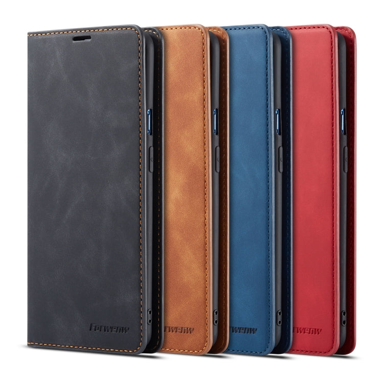 For OnePlus 7 Pro Forwenw Dream Series Oil Edge Strong Magnetism Horizontal Flip Leather Case with Holder & Card Slots & Wallet & Photo Frame
