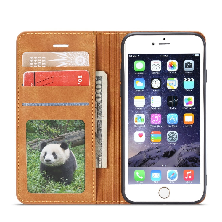 For iPhone 6s / 6 Forwenw Dream Series Oil Edge Strong Magnetism Horizontal Flip Leather Case with Holder & Card Slots & Wallet & Photo Frame