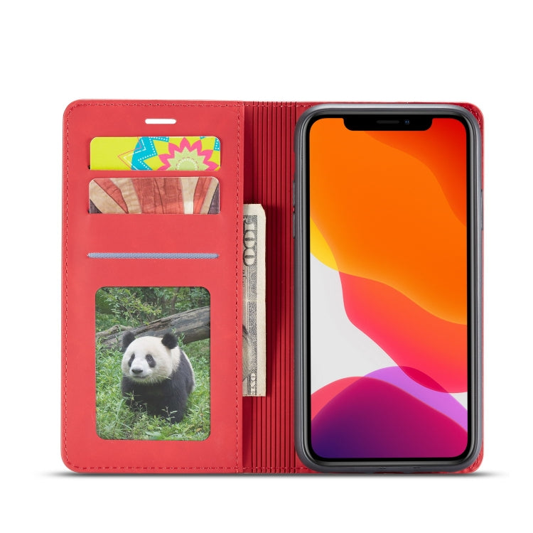 For iPhone 11 Forwenw Dream Series Oil Edge Strong Magnetism Horizontal Flip Leather Case with Holder & Card Slots & Wallet & Photo Frame