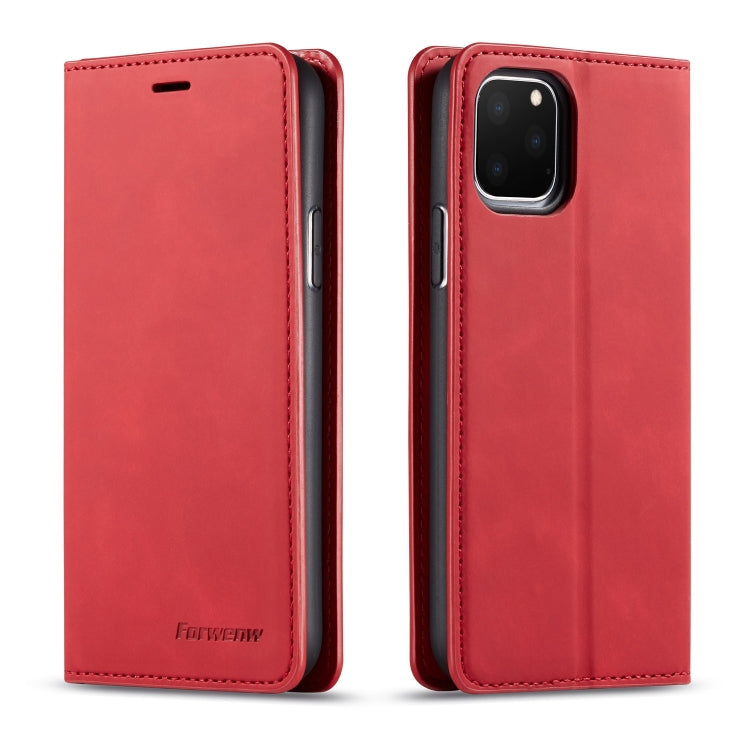 For iPhone 11 Pro Forwenw Dream Series Oil Edge Strong Magnetism Horizontal Flip Leather Case with Holder & Card Slots & Wallet & Photo Frame