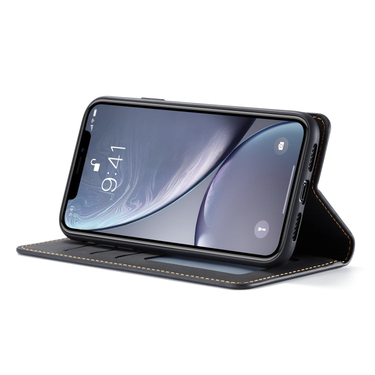 For iPhone XR Forwenw Dream Series Oil Edge Strong Magnetism Horizontal Flip Leather Case with Holder & Card Slots & Wallet & Photo Frame