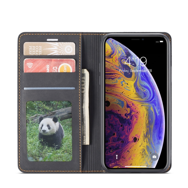 For iPhone XS Max Forwenw Dream Series Oil Edge Strong Magnetism Horizontal Flip Leather Case with Holder & Card Slots & Wallet & Photo Frame