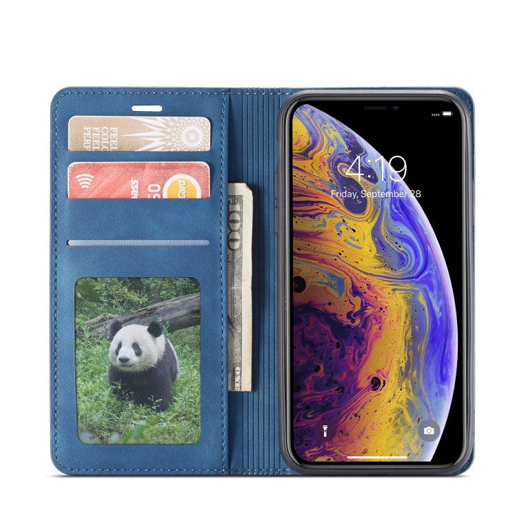 For iPhone XS Max Forwenw Dream Series Oil Edge Strong Magnetism Horizontal Flip Leather Case with Holder & Card Slots & Wallet & Photo Frame