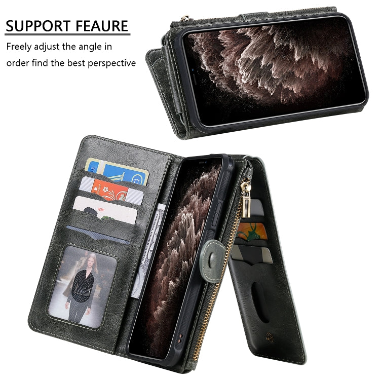 For iPhone 11 Pro Max Retro Multifunctional Horizontal Flip PU Leather Case with Card Slot & Holder & Wallet & Photo Frame