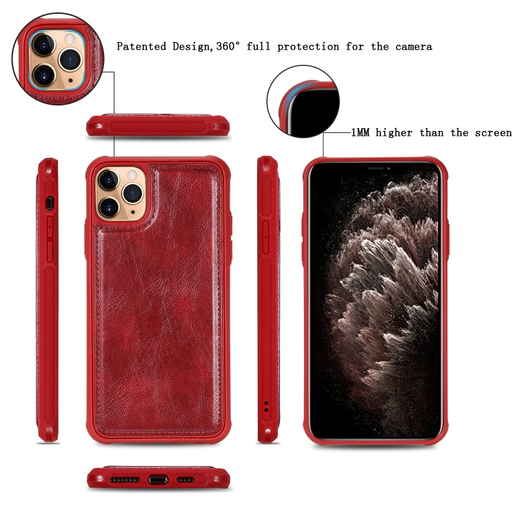 For iPhone 11 Pro Max Retro Multifunctional Horizontal Flip PU Leather Case with Card Slot & Holder & Wallet & Photo Frame