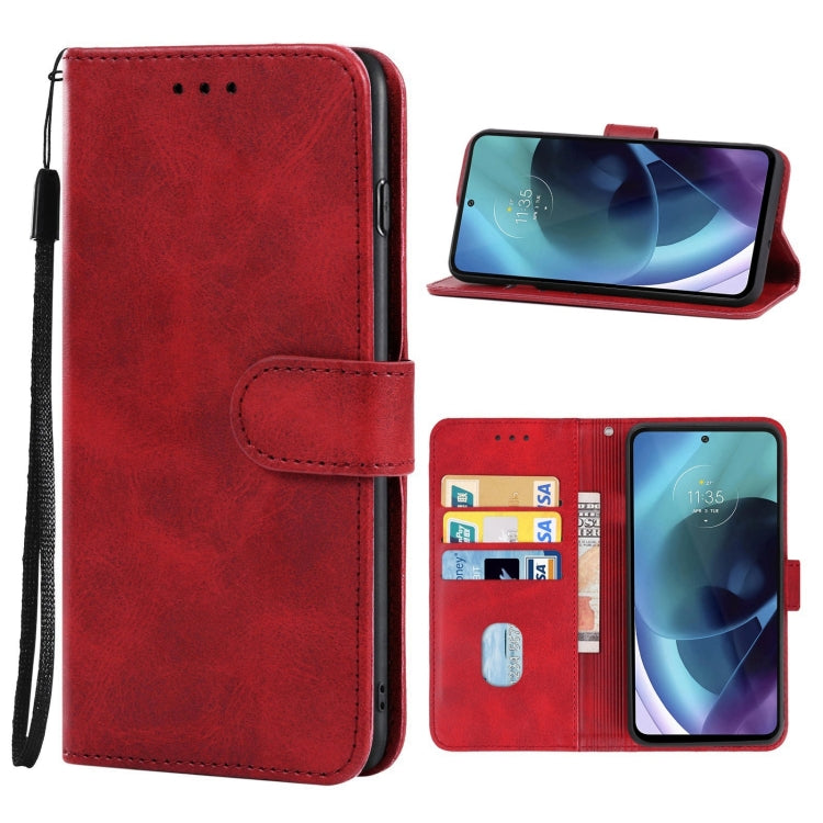 Leather Phone Case For Motorola Moto G71