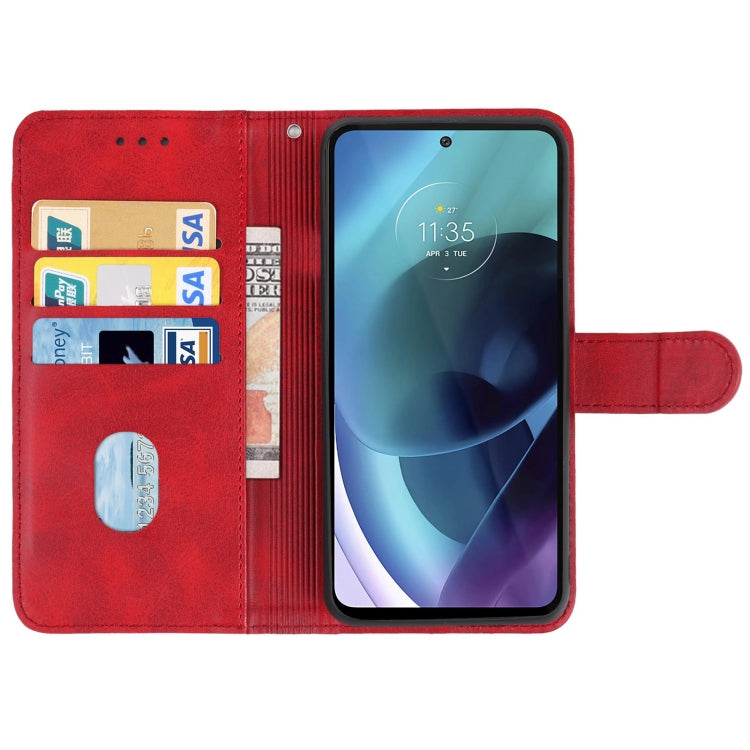 Leather Phone Case For Motorola Moto G71