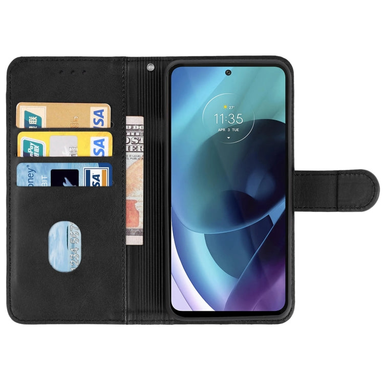 Leather Phone Case For Motorola Moto G71