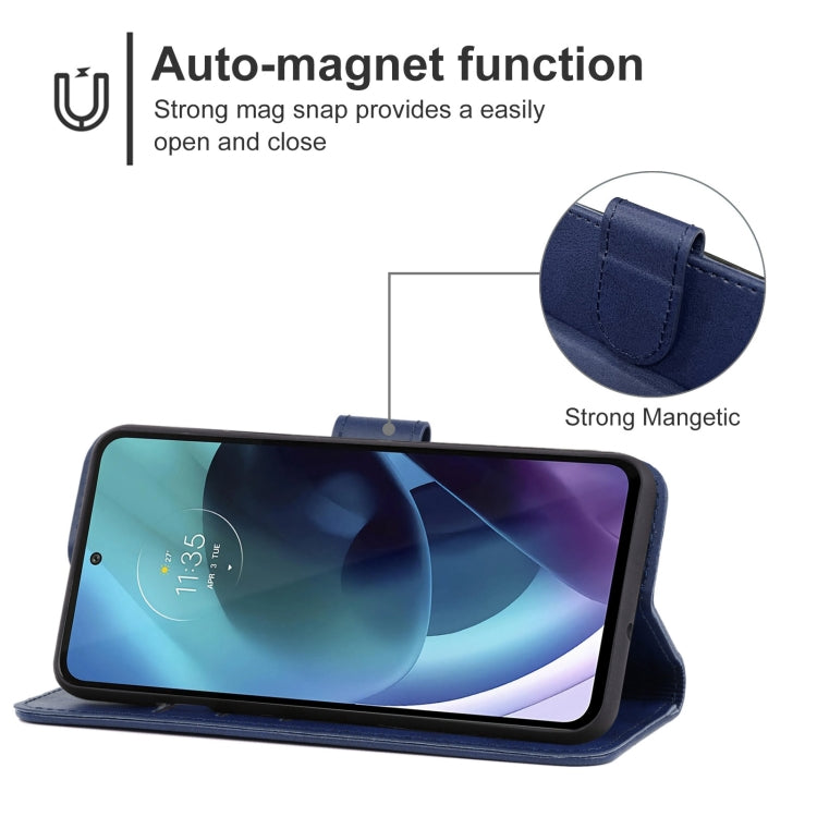 Leather Phone Case For Motorola Moto G71