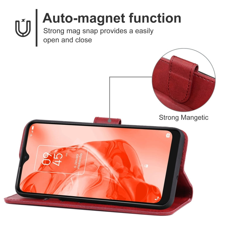 Leather Phone Case For TCL 205