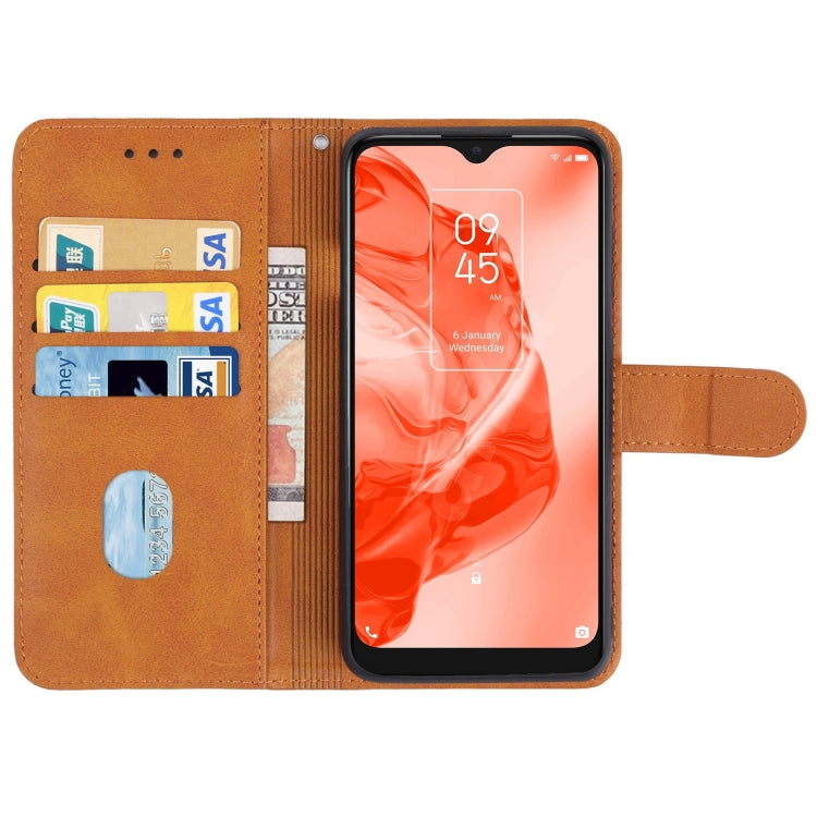 Leather Phone Case For TCL 205
