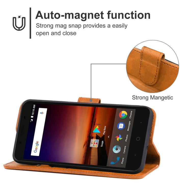 Leather Phone Case For ZTE Tempo X / Vantage Z839 / N9137