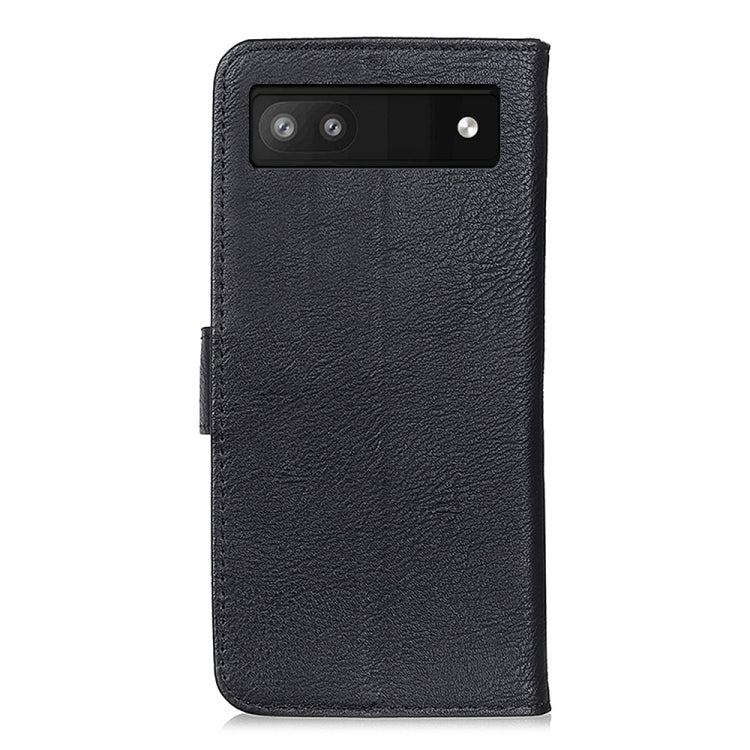 For Google Pixel 6a KHAZNEH Cowhide Texture Flip Leather Phone Case