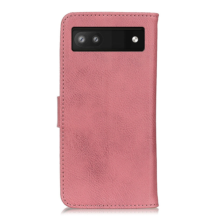 For Google Pixel 6a KHAZNEH Cowhide Texture Flip Leather Phone Case