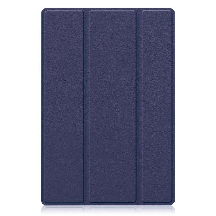 For Samsung Galaxy Tab A8 2021 SM-X205 3-Fold Holder Leather Tablet Case