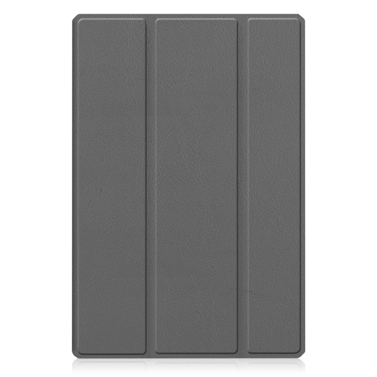 For Samsung Galaxy Tab A8 2021 SM-X205 3-Fold Holder Leather Tablet Case