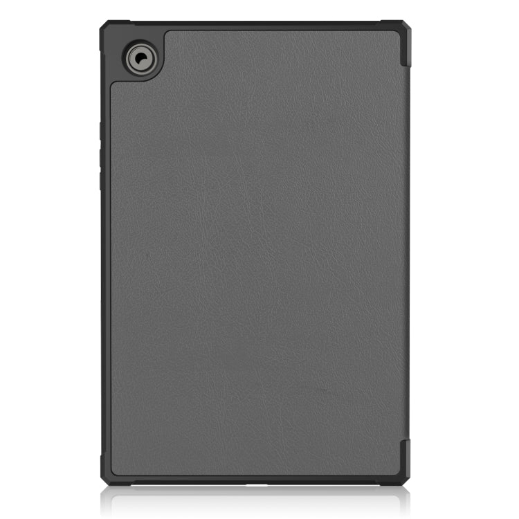 For Samsung Galaxy Tab A8 2021 SM-X205 3-Fold Holder Leather Tablet Case