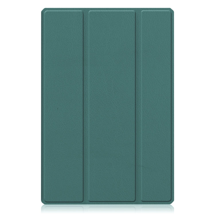 For Samsung Galaxy Tab A8 2021 SM-X205 3-Fold Holder Leather Tablet Case