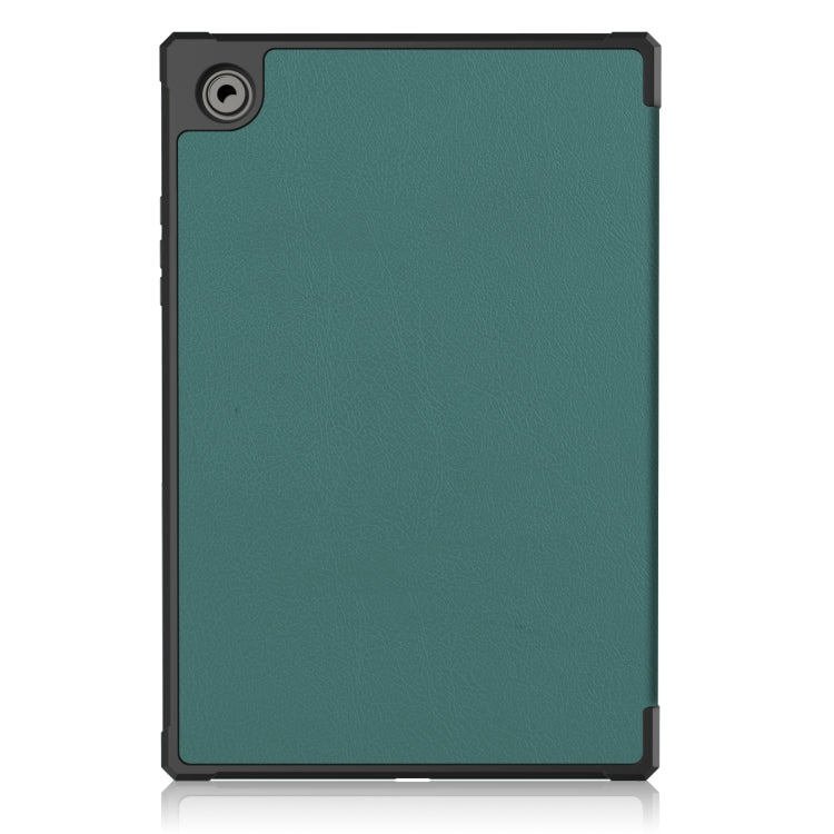 For Samsung Galaxy Tab A8 2021 SM-X205 3-Fold Holder Leather Tablet Case