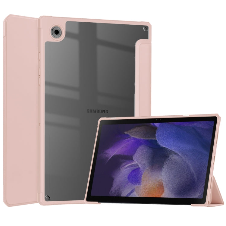 For Samsung Galaxy Tab A8 2021 SM-X205 Acrylic Smart Leather Tablet Case