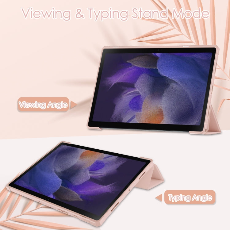 For Samsung Galaxy Tab A8 2021 SM-X205 Acrylic Smart Leather Tablet Case