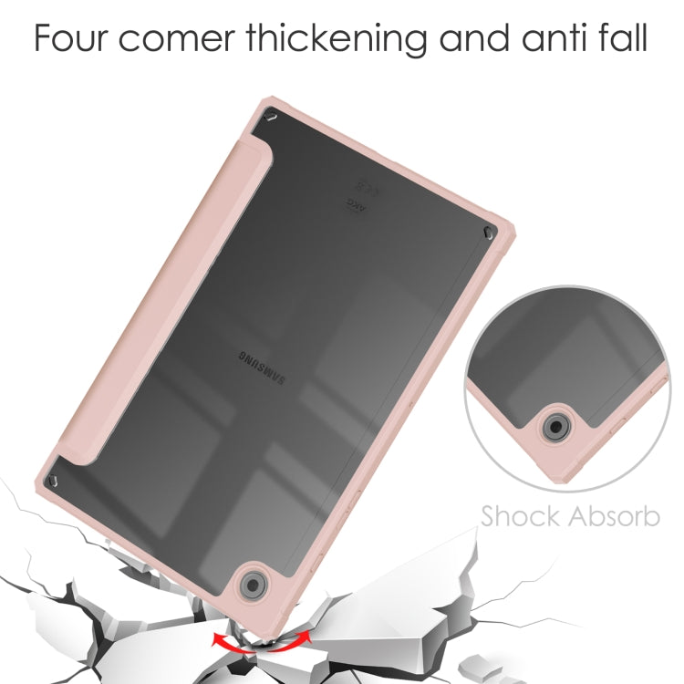 For Samsung Galaxy Tab A8 2021 SM-X205 Acrylic Smart Leather Tablet Case