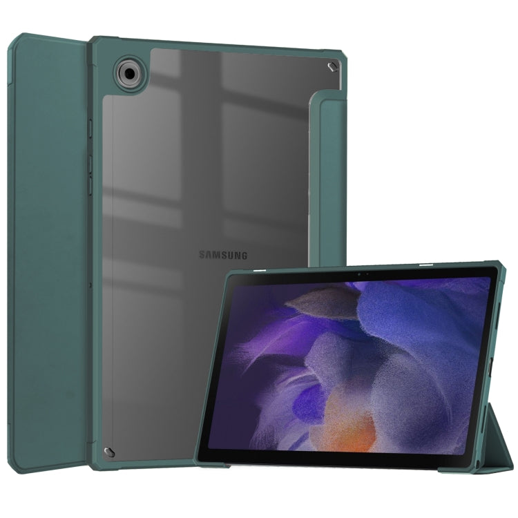 For Samsung Galaxy Tab A8 2021 SM-X205 Acrylic Smart Leather Tablet Case