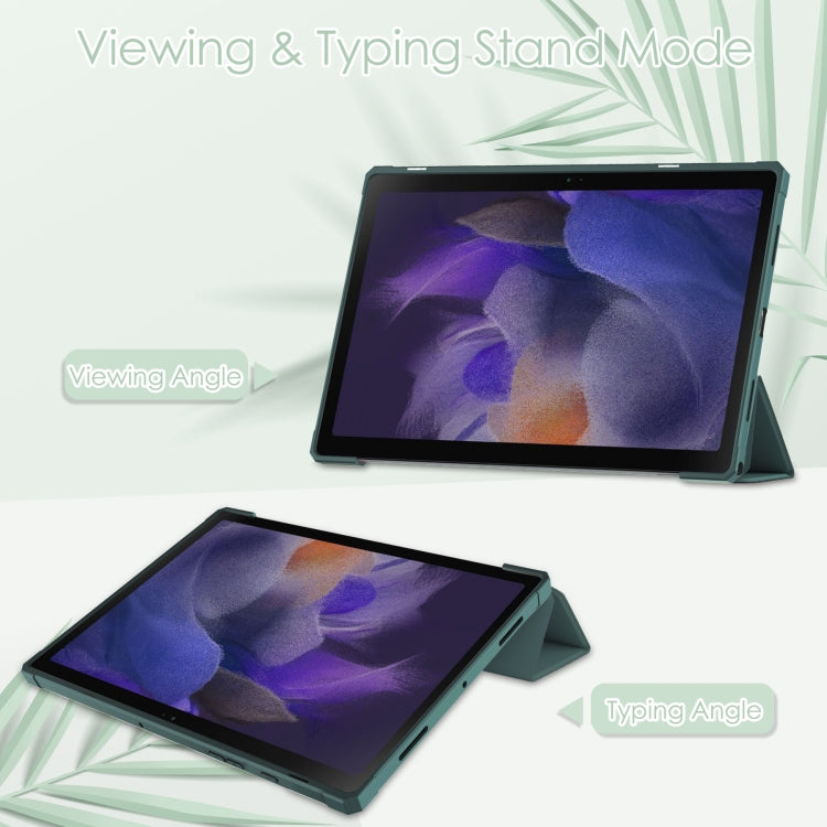 For Samsung Galaxy Tab A8 2021 SM-X205 Acrylic Smart Leather Tablet Case