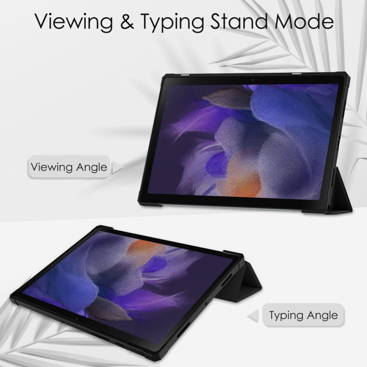 For Samsung Galaxy Tab A8 2021 SM-X205 Acrylic Smart Leather Tablet Case