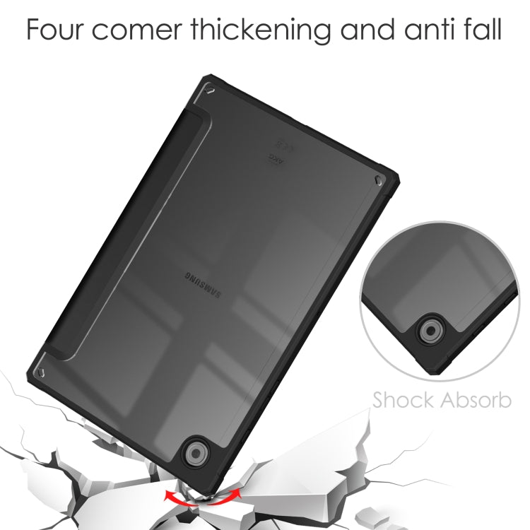 For Samsung Galaxy Tab A8 2021 SM-X205 Acrylic Smart Leather Tablet Case