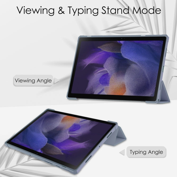 For Samsung Galaxy Tab A8 2021 SM-X205 Acrylic Smart Leather Tablet Case