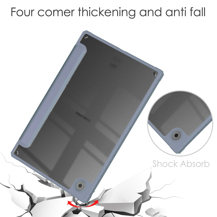 For Samsung Galaxy Tab A8 2021 SM-X205 Acrylic Smart Leather Tablet Case