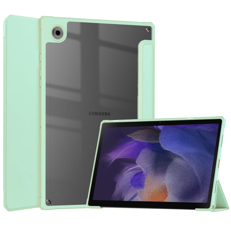 For Samsung Galaxy Tab A8 2021 SM-X205 Acrylic Smart Leather Tablet Case