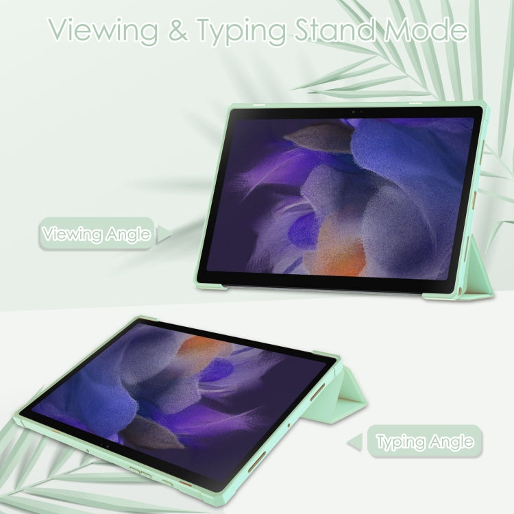 For Samsung Galaxy Tab A8 2021 SM-X205 Acrylic Smart Leather Tablet Case