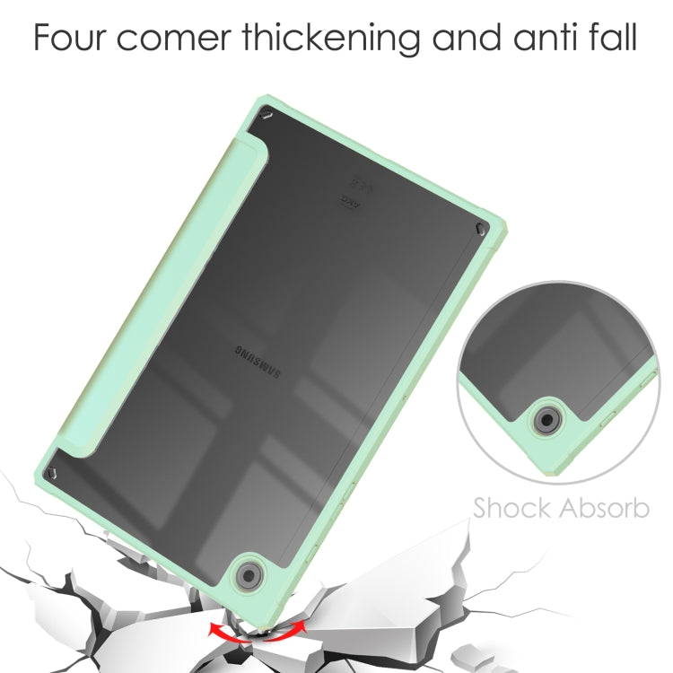 For Samsung Galaxy Tab A8 2021 SM-X205 Acrylic Smart Leather Tablet Case