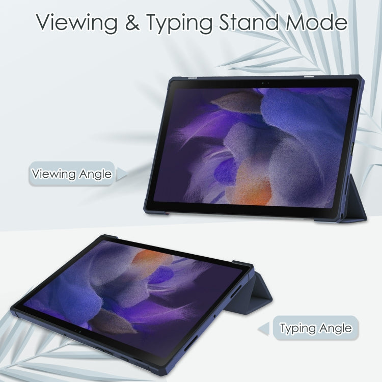 For Samsung Galaxy Tab A8 2021 SM-X205 Acrylic Smart Leather Tablet Case