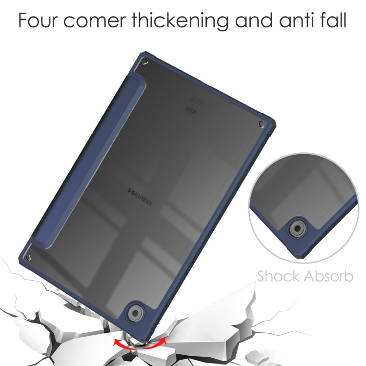 For Samsung Galaxy Tab A8 2021 SM-X205 Acrylic Smart Leather Tablet Case