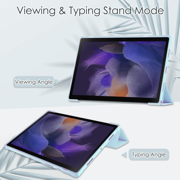 For Samsung Galaxy Tab A8 2021 SM-X205 Acrylic Smart Leather Tablet Case