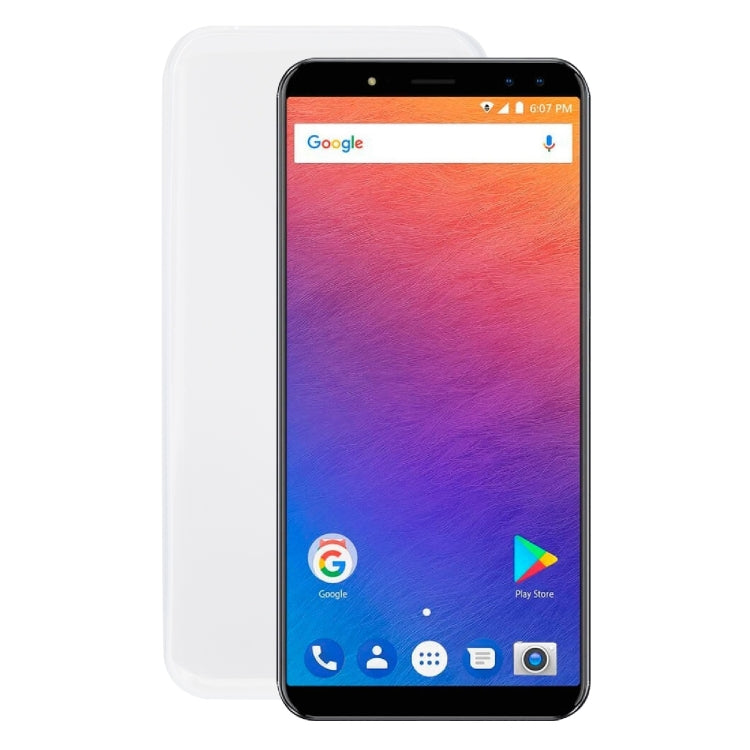 TPU Phone Case For Ulefone Power 3 / Power 3S(Transparent)