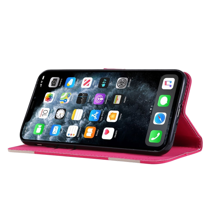 For iPhone 11 Pro Fabric Stitching Embroidery Horizontal Flip Leather Case With Holder & Card Slots & Wallet